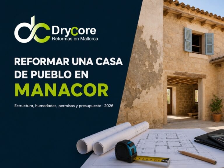 Casa en Manacor, Mallorca - Reformar una casa de pueblo en Manacor en 2026 - DryCore