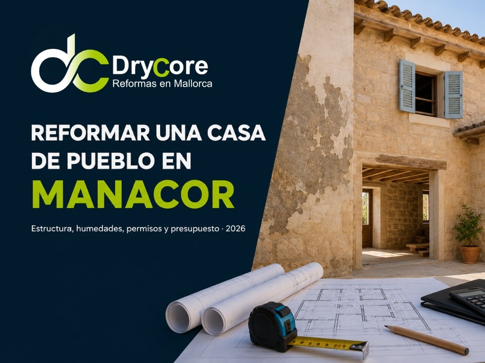 Casa en Manacor, Mallorca - Reformar una casa de pueblo en Manacor en 2026 - DryCore