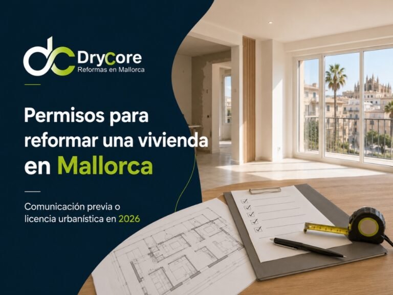 permiso para reforma de vivienda en Mallorca - DryCore - Permisos necesarios para reformar una vivienda en Mallorca en 2026